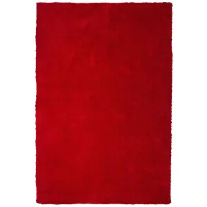 Shaggy Area Rug 200 x 300 cm Red DEMRE