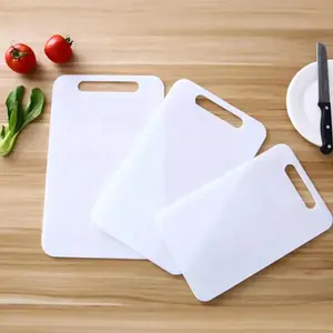 KAV Plastic Cutting Board Professional-Grade BPA-Free - 37cmx23cm Reversible Chopping Boards for Safe, Hygienic, Food Slicing