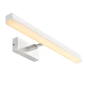 Nordlux Otis 60 2-Step Moodmaker Wall Light in White 60cm Wide