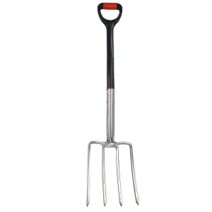 Stainless Steel Garden Digging Fork Planting Landscaping Gardening Lawn