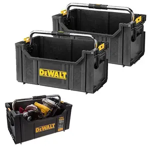 Dewalt DWST1-75654 Toughsystem Tool Open Tote Tool Box Carrier DS280 - Twin Pack