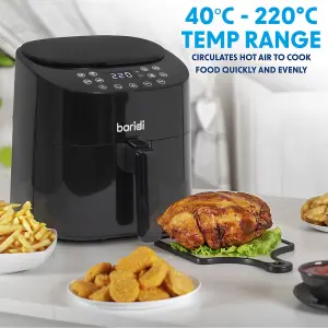 1300W 3.5L Low Fat Air Fryer with Digital Control and Rapid Air Technology