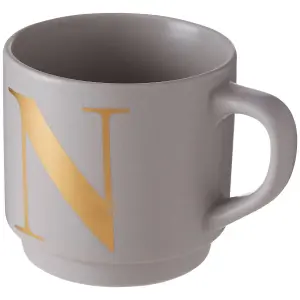 Maison by Premier Signet Grey N Letter Mug