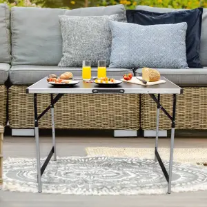 Milestone Camping Aluminium Folding Camping Table