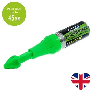 MarXman Green Chalk Marking Pen x4 Hole Marking Tool upto 45mm MARXMAN1GRN