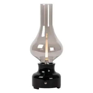 Lucide Jason Retro Table Lamp - LED Dim. - 1x2W 3000K - 3 StepDim - Black