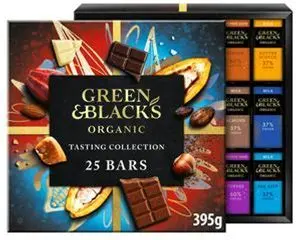 Green & Black's Organic Tasting Collection Chocolate Gift 395G