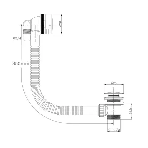 Zoia Gold Triple Outlet Thermostatic Valve with Square Controls & Slide Rail Kit, Bath Filler, Showerhead & Arm