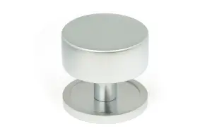 From The Anvil Satin Chrome Kelso Cabinet Knob - 38mm (Plain)