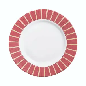 19cm Salad/Dessert Plate (Set of 6) Bordeaux