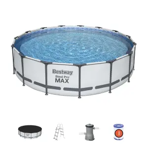 Bestway Pro max Swimming pool with pump (L) 4.57m x (H) 107cm