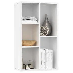 Berkfield Book Cabinet/Sideboard White 50x25x80 cm Engineered Wood