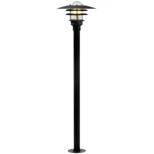 Nordlux Lonstrup 32 Outdoor Patio Terrace Garden Light In Black (Height) 116cm