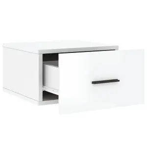 Berkfield Wall-mounted Bedside Cabinets 2 pcs High Gloss White 35x35x20 cm