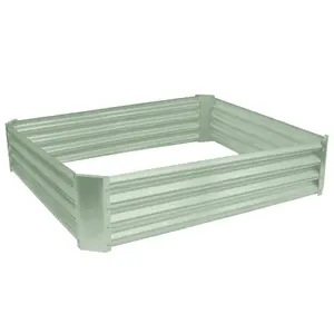 Square Galvanised Steel Raised Garden Bed - 120cm x 120cm