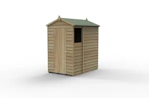 4LIFE Apex Shed 4x6 - Single Door - 1 Window