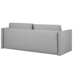 Beliani Scandinavian Sofa Bed EKSJO Light Grey