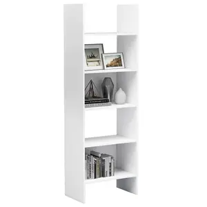 Berkfield Book Cabinet White 60x35x180 cm Engineered Wood