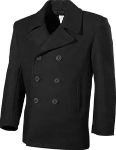 MFH US Pea Coat Black Size M