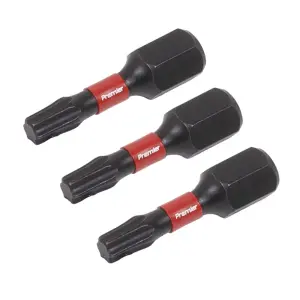 Sealey TRX-Star T20 Impact Power Tool Bits Forged From S2 Steel 25mm 3pc AK8217