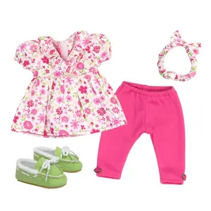 Sophia's by Teamson Kids 8 Pc Set Outfit, Headband and Shoes for Two 15" Dolls