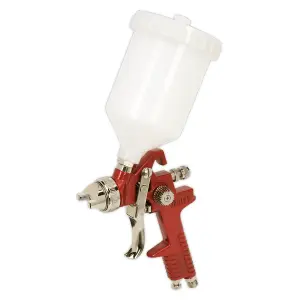 Sealey Gravity Feed Spray Gun With Round/Flat Fan Control 2.0mm Set-Up HVLP742