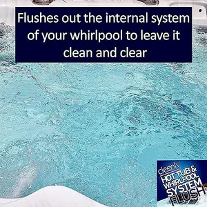 Cleenly Hot Tub & Whirlpool System Flush - Removes Dirt, Grime & Biofilm - Sterilises and Deeply Clean 5L