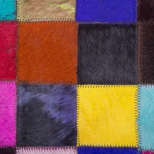 Cowhide Area Rug 200 x 300 cm Multicolour ENNE