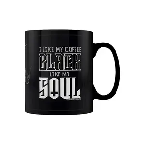 Grindstore I Like My Coffee Black Like My Soul Mug Black/White (One Size)