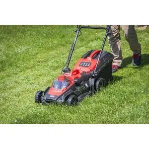 Sealey SV20 Series Cordless Lawn Mower Kit 40V 4Ah 40cm 40L Bag CP40VLMKIT