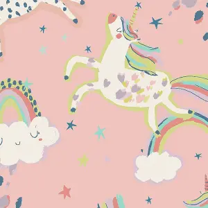 Next Party unicorn Pink Smooth Wallpaper