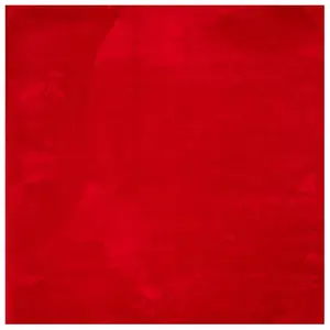 Rug HUARTE Short Pile Soft and Washable Red 240x240 cm