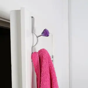 Essentials by Premier Over Door Purple Diamantes Double Hook