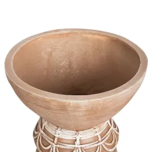 Plant Pot DISPORUM Ceramic Light Brown