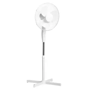 Hardys 16" Oscillating Pedestal Fan 3 Speed Floor Standing Electric Office Cooling Air