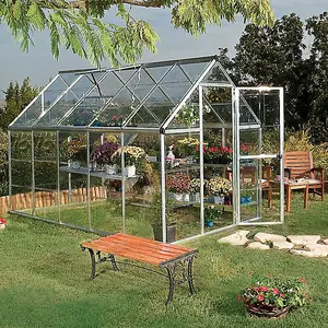 Palram - Canopia Harmony Silver 6x10 Greenhouse