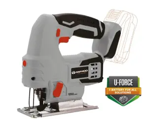 Daewoo U-FORCE Series 18V Cordless Electric Jigsaw (BODY ONLY) 5YR Warranty 2500 spm H:8.0 x W:22.0 x D:25.5 cm