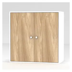 Elyssa 60Cm H x 60Cm W x 30Cm D Wall Cabinet White/Oak