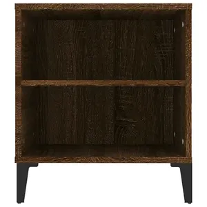 Berkfield TV Cabinet Brown Oak 102x44.5x50 cm Engineered Wood