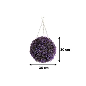 Vivid Violet Topiary Flower Ball