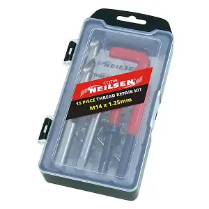 Thread Repair Set M14 X 1.25 15 Pieces (Neilsen CT2749)