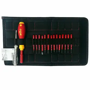 Wiha Slimbits Screwdriver Voltage Tester Phillips Slotted Pozidrive Torx 36068