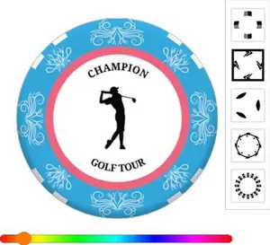 Custom Golf Ball Markers Ceramic - Design Your Own Golf Chips - Best Personalization Tool - Premium Quality