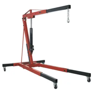 Sealey Engine Crane 1 Tonne Long Reach Extendable Legs SC10LR