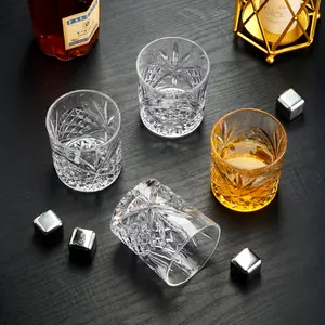 300ml Crystal Whiskey Glass Set (Set of 4)