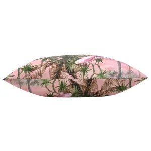 Paoletti Platalea Bird Printed UV & Water Resistant Outdoor Polyester Filled Cushion