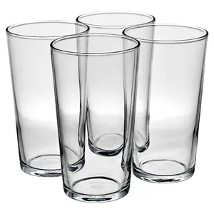 Queensway Home & Dining 570ml Tempered Pint Glass  Beverages Drinking Pub Bar Glasses Set of 4