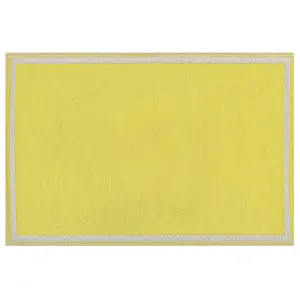 Outdoor Area Rug 120 x 180 cm Yellow ETAWAH