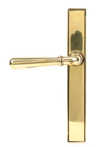 From The Anvil Aged Brass Newbury Slimline Lever Latch Set