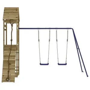 Berkfield Outdoor Playset Impregnated Wood Pine